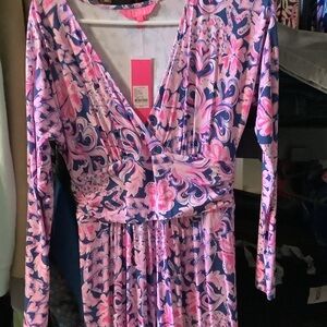 Lilly Pulitzer Nichola‎ Maxi dress, “Love you bunches”, Small, new